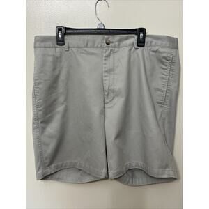 Roundtree & Yorke Dark Khaki Chino Shorts Men's Size 40